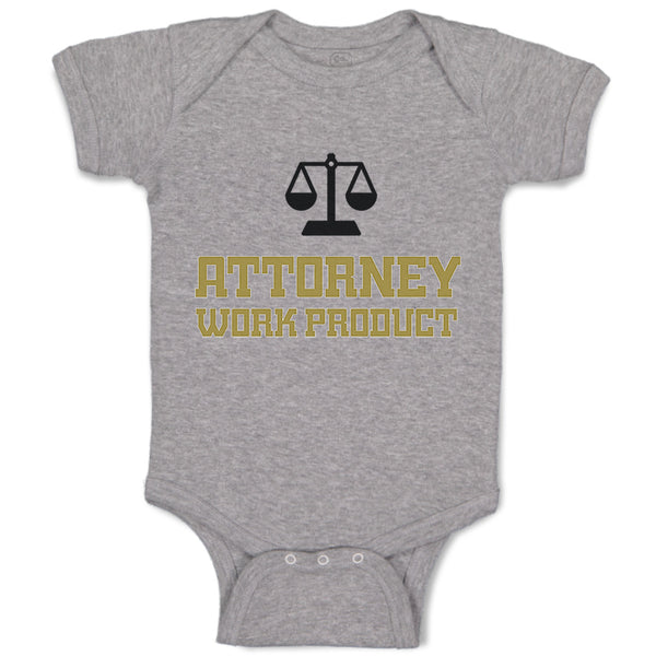 Baby Clothes Attorney Work Product Style C Funny Humor Baby Bodysuits Cotton