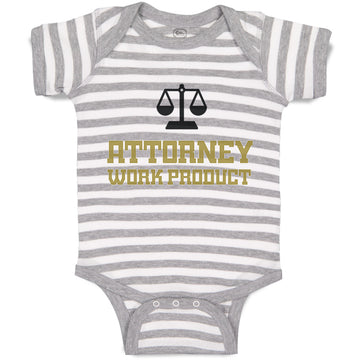 Baby Clothes Attorney Work Product Style C Funny Humor Baby Bodysuits Cotton