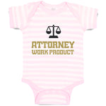 Baby Clothes Attorney Work Product Style C Funny Humor Baby Bodysuits Cotton