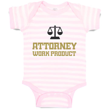 Baby Clothes Attorney Work Product Style C Funny Humor Baby Bodysuits Cotton