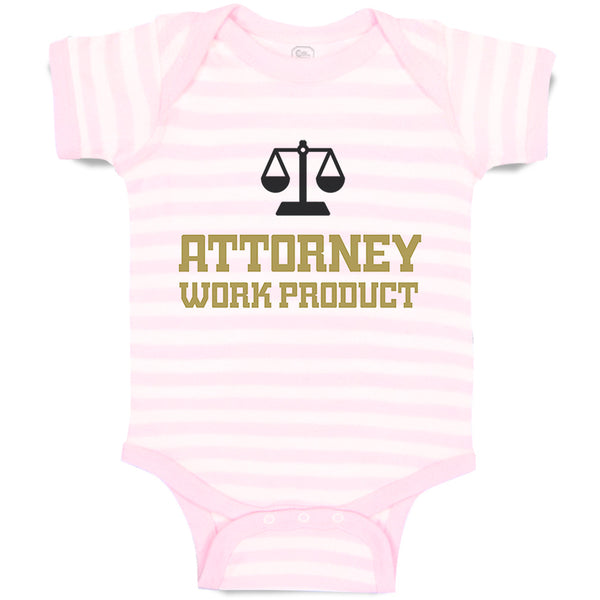 Baby Clothes Attorney Work Product Style C Funny Humor Baby Bodysuits Cotton