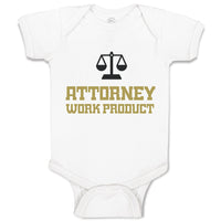 Baby Clothes Attorney Work Product Style C Funny Humor Baby Bodysuits Cotton