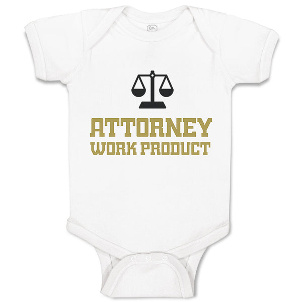 Baby Clothes Attorney Work Product Style C Funny Humor Baby Bodysuits Cotton