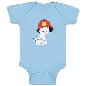Baby Clothes Firefighter Dog Pets Dogs Baby Bodysuits Boy & Girl Cotton