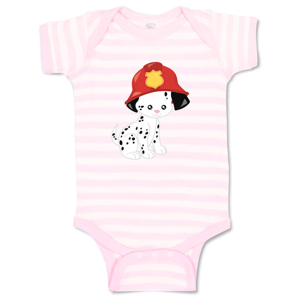 Baby Clothes Firefighter Dog Pets Dogs Baby Bodysuits Boy & Girl Cotton
