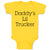 Baby Clothes Daddy's Lil Trucker Baby Bodysuits Boy & Girl Cotton