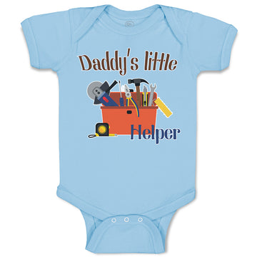 Baby Clothes Daddy's Little Helper Profession Carpenterer with Tools Box Cotton