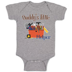 Baby Clothes Daddy's Little Helper Profession Carpenterer with Tools Box Cotton