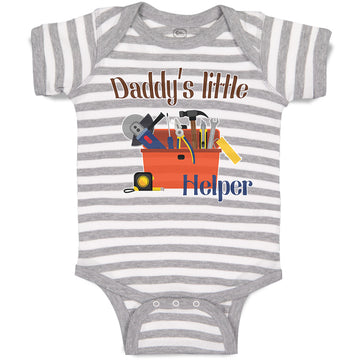 Baby Clothes Daddy's Little Helper Profession Carpenterer with Tools Box Cotton