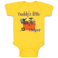 Baby Clothes Daddy's Little Helper Profession Carpenterer with Tools Box Cotton