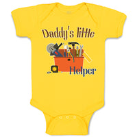 Baby Clothes Daddy's Little Helper Profession Carpenterer with Tools Box Cotton