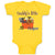 Baby Clothes Daddy's Little Helper Profession Carpenterer with Tools Box Cotton