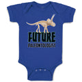 Baby Clothes Future Paleontologist Profession and Dinosaur Skull and Skeleton