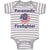 Baby Clothes Paramedic Firefighter Profession Country Flag Baby Bodysuits Cotton