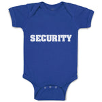 Baby Clothes Security Profession Guard Baby Bodysuits Boy & Girl Cotton