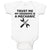 Baby Clothes Trust Me My Grandpa Is A Mechanic with Tools Baby Bodysuits Cotton