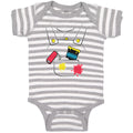Baby Clothes Painter Costume Brush and Roller Baby Bodysuits Boy & Girl Cotton
