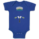 Baby Clothes Pilot Costume Hat and Insignias Baby Bodysuits Boy & Girl Cotton