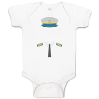 Baby Clothes Pilot Costume Hat and Insignias Baby Bodysuits Boy & Girl Cotton