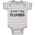 Baby Clothes Daddy's Little Plumber Profession Baby Bodysuits Boy & Girl Cotton
