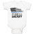 Baby Clothes My Daddy Is A Sheriff Country Police Flag Baby Bodysuits Cotton