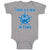 Baby Clothes There's A New in Town Sheriff Circle with Star Baby Bodysuits