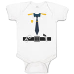 Baby Clothes Police Officer Costume A Badge Gun Baby Bodysuits Boy & Girl Cotton