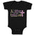 Baby Clothes I Will Praise The Lord with My Whole Heart Religious Cross Cotton