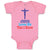 Baby Clothes Jesus Loves Me This I Know Cross Baby Bodysuits Boy & Girl Cotton