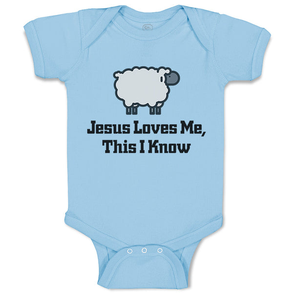 Baby Clothes Jesus Loves Me This I Know Christian Jesus God Style C Cotton