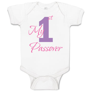 Baby Clothes My First Passover Jewish B Baby Bodysuits Boy & Girl Cotton
