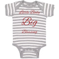 Baby Clothes Little Boy Big Blessing Christian Jesus God Baby Bodysuits Cotton