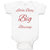 Baby Clothes Little Boy Big Blessing Christian Jesus God Baby Bodysuits Cotton