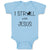 Baby Clothes I Stroll with Jesus Christian Jesus God Baby Bodysuits Cotton
