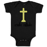 Baby Clothes Cradle Catholic Christian Jesus God Baby Bodysuits Cotton