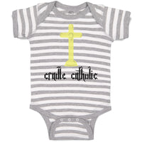 Baby Clothes Cradle Catholic Christian Jesus God Baby Bodysuits Cotton