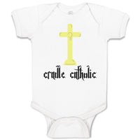 Baby Clothes Cradle Catholic Christian Jesus God Baby Bodysuits Cotton