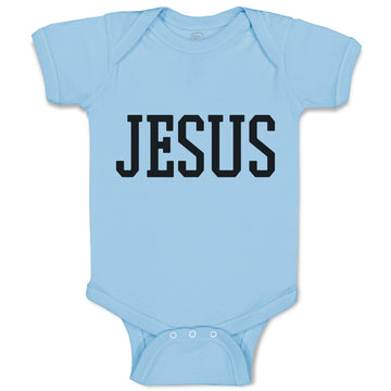 Baby Clothes Jesus Name Religious Christian Baby Bodysuits Boy & Girl Cotton
