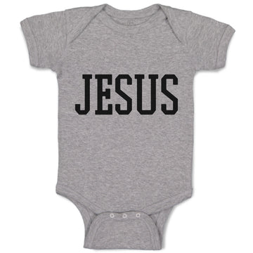 Baby Clothes Jesus Name Religious Christian Baby Bodysuits Boy & Girl Cotton