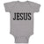 Baby Clothes Jesus Name Religious Christian Baby Bodysuits Boy & Girl Cotton