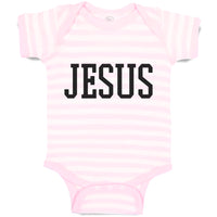 Baby Clothes Jesus Name Religious Christian Baby Bodysuits Boy & Girl Cotton