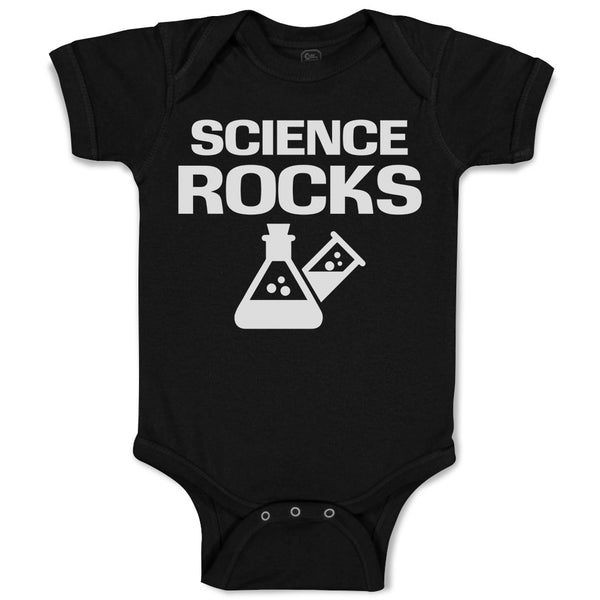 Baby Clothes Science Rocks Stem Laboratory Beakers Experiment Baby Bodysuits