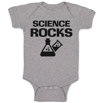Baby Clothes Science Rocks Stem Laboratory Beakers Experiment Baby Bodysuits
