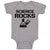 Baby Clothes Science Rocks Stem Laboratory Beakers Experiment Baby Bodysuits