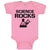 Baby Clothes Science Rocks Stem Laboratory Beakers Experiment Baby Bodysuits