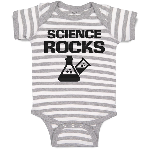 Baby Clothes Science Rocks Stem Laboratory Beakers Experiment Baby Bodysuits