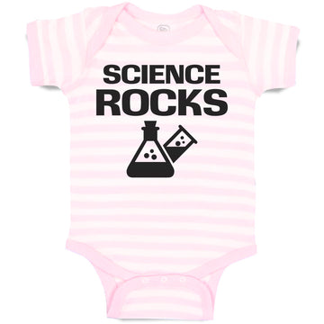 Baby Clothes Science Rocks Stem Laboratory Beakers Experiment Baby Bodysuits