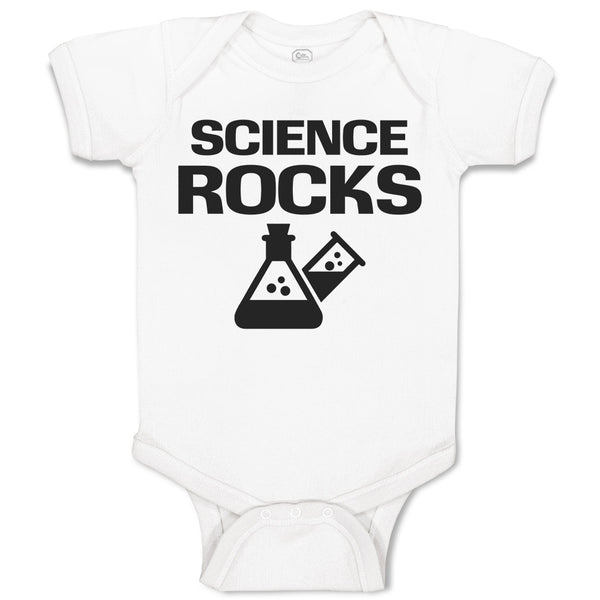 Baby Clothes Science Rocks Stem Laboratory Beakers Experiment Baby Bodysuits
