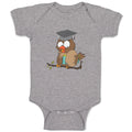 Baby Clothes Owl in Graduation Hat with Books Holidays and Occasions Birthday