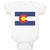 Baby Clothes Colorado States Baby Bodysuits Boy & Girl Newborn Clothes Cotton